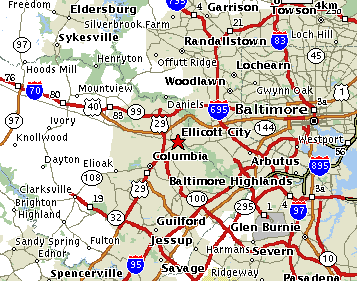 Ellicott City Map